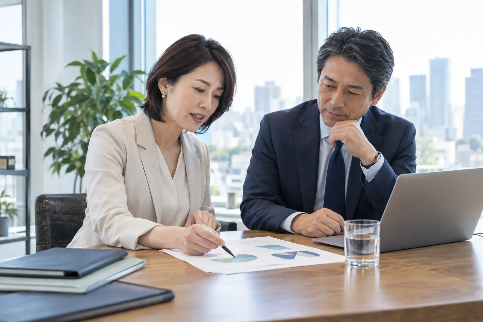 事業の方針を検討する場面の利用シーンイメージ