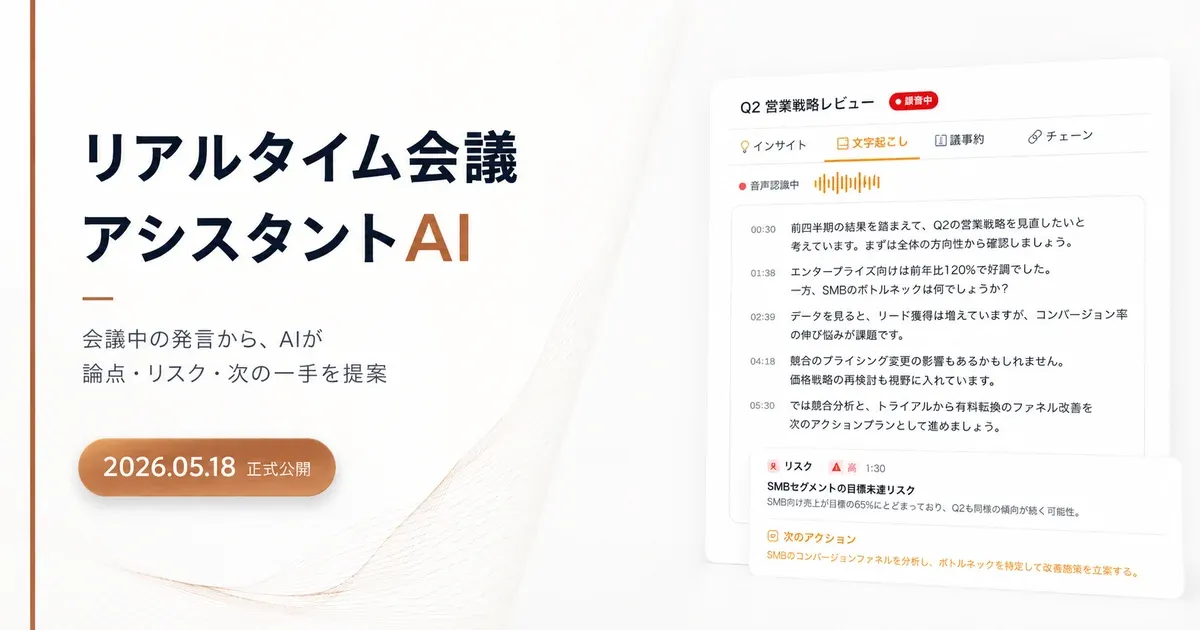 Feel Flow Inc. Launches "Realtime Meeting Assistant AI" to Support Meetings and Sales Calls in Real Time